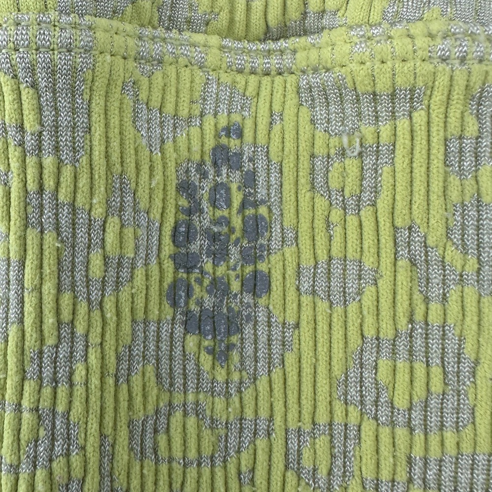 Free People Movement Biker Shorts Leopard Lime Green XS - Picture 6 of 7